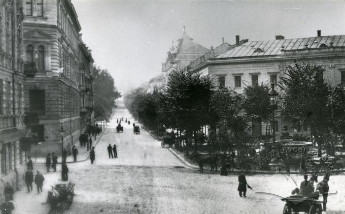 Smolka Square in the early 1900s