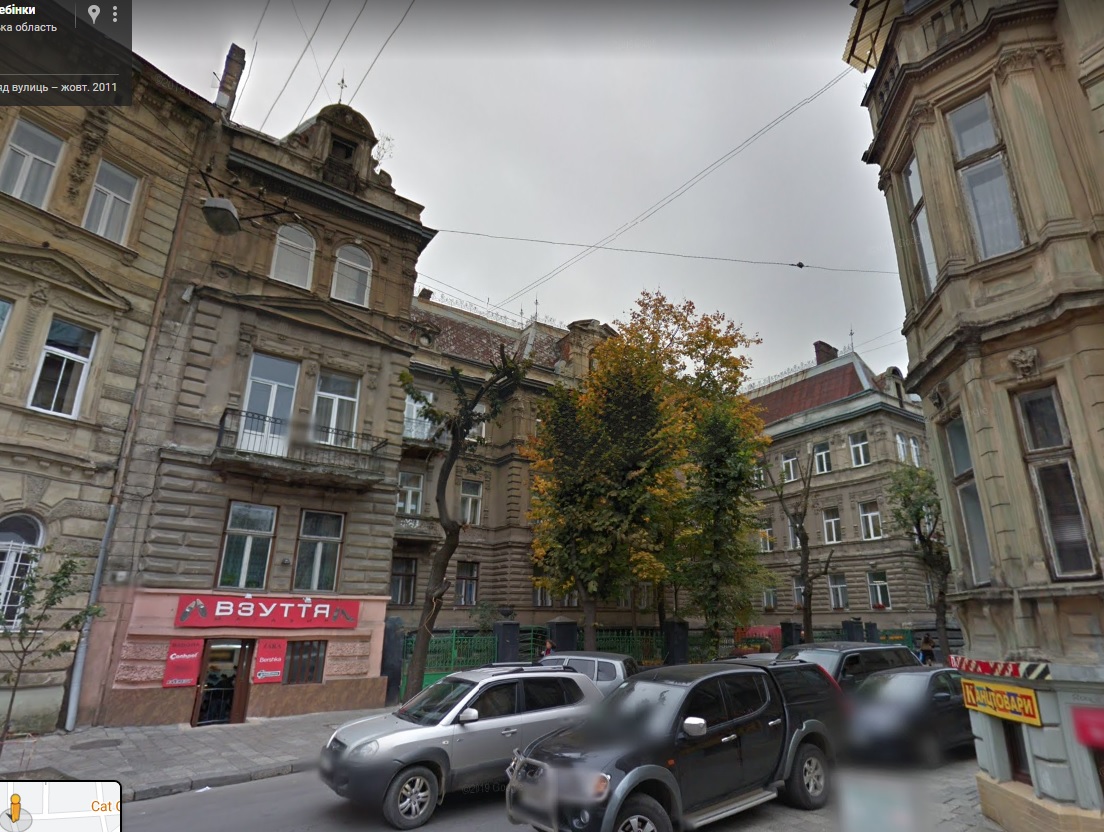 The house at 10-12 Lepkoho Street, where Vasilevsky lived