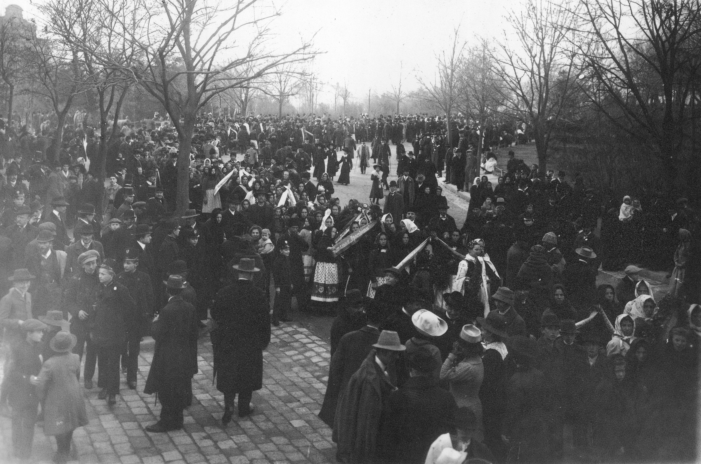 Solemn procession on the anniversary of the birth of Markiyan Shashkevych (1911)