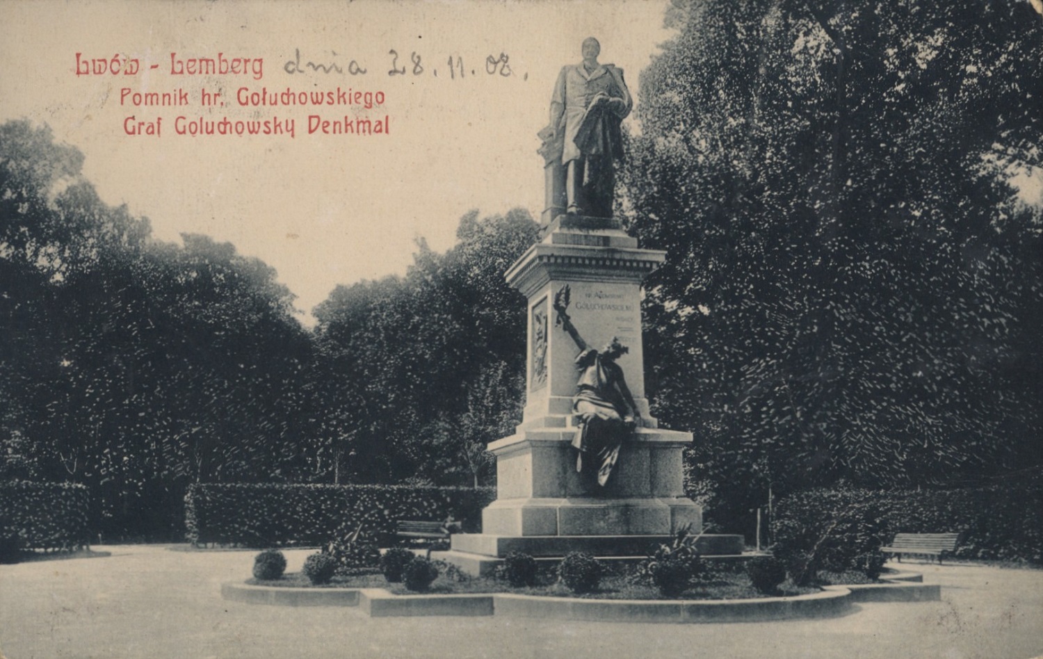 The monument to Agenor Gołuchowski